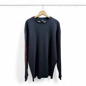 Born x Raised Thermal Long Sleeve Shirt Black Size XXL